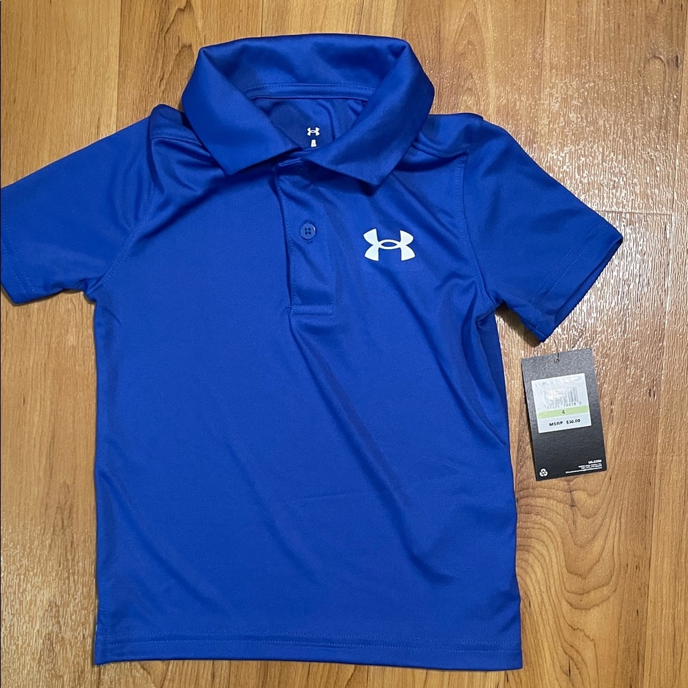 Under Armour Kids Polo in Bold Blue